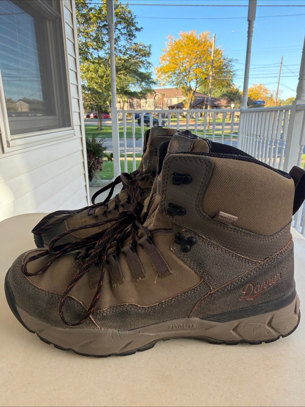 Danner Vital Trail 5” Hiking Boots Men’s Waterproof, Brown/Olive, Sz 11M